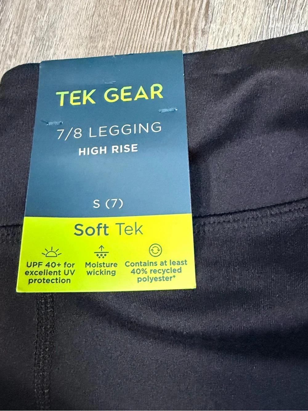 tek gear Black Girls Performance Leggings with Side Pocket
